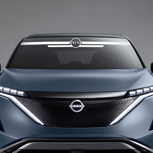 ARIYA Sonnenschutzstreifen Windschutzscheiben Vinyl-Aufkleber für Nissan ARIYA