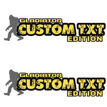 Benutzerdefinierte Text- und Logo-Gladiator-Editions-Haubenaufkleber für Jeep Gladiator-Hauben
 3