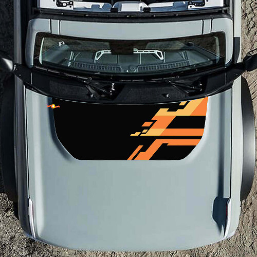 Motorhauben-Abstrakte Grafik-Kit Vinyl-Aufkleber 2 für Ford Bronco Raptor