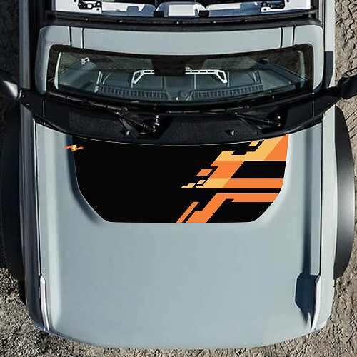 Motorhauben-Vinyl-Aufkleber-Grafik-Set passend für Ford Bronco Raptor
