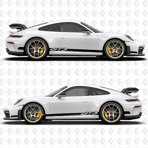 GT3 Streifen Seitenaufkleber Kit für Porsche 991 GT3
