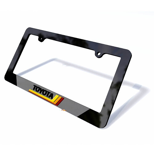 Heritage Toyota Fahrzeug-Kennzeichenabdeckungen Rahmen Fahrzeugdekoration für Toyota TRD

