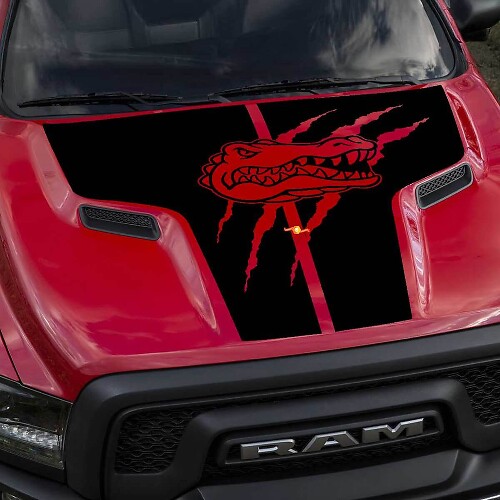 Alligator-Krallen-Hauben-Vinylaufkleber für Dodge Ram Rebel