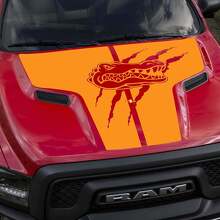 Alligator-Krallen-Hauben-Vinylaufkleber für Dodge Ram Rebel_2