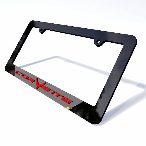 Corvette Fahrzeug-Kennzeichenabdeckungen Rahmen Fahrzeugdekoration für Chevrolet Corvette
