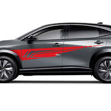 Seiten Universal Grafik Aufkleber Set für Nissan ARIYA
 3