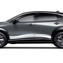 Seiten Universal Wave Graphics Decal Kit für Nissan ARIYA
 2