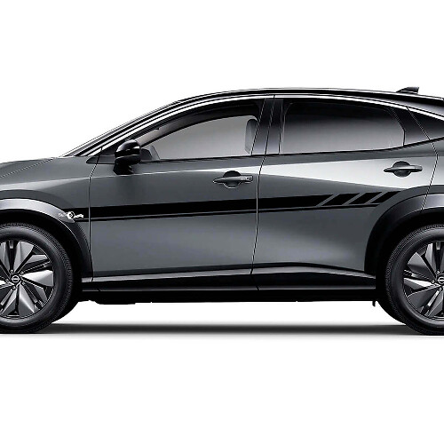 Seiten Universal Streifen Racing Grafik Aufkleber Set für Nissan ARIYA
