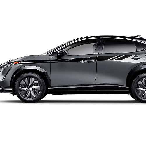 Seiten Universal Akzentstreifen Racing Grafik Aufkleber Set für Nissan ARIYA
