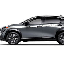 Seiten Universal Akzentstreifen Racing Grafik Aufkleber Set für Nissan ARIYA
 2