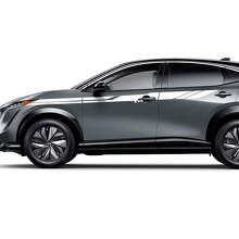 Seiten Universal Akzentstreifen Racing Grafik Aufkleber Set für Nissan ARIYA
 2