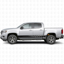 Gestaffelte Schlitz-Tür- & Schweller-Vinylstreifen für Chevrolet Colorado 2. Generation 2015-2022_2