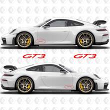GT3 Aufkleber Emblem für Heck und Seiten des Porsche 911 GT3
 3