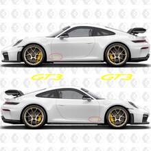GT3 Aufkleber Emblem für Heck und Seiten des Porsche 911 GT3
 5