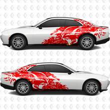Banshee Splash Grunge Stripes Kit Vinyl Decal Graphic für Dodge Charger Daytona Banshee
 2