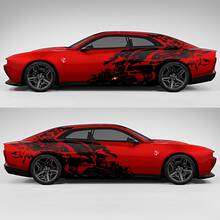 Banshee Splash Grunge Stripes Kit Vinyl Decal Graphic für Dodge Charger Daytona Banshee
 3
