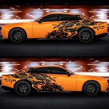 Banshee Splash Grunge Stripes Kit Vinyl Decal Graphic für Dodge Charger Daytona Banshee
 4