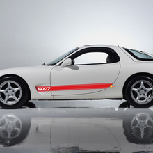 Seitenstreifen-Aufkleber - Individueller Vinylaufkleber für Mazda RX-7 Sport
 3