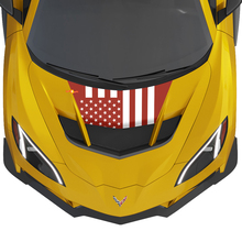 US Flag Hood 2 Farben Vinyl Aufkleber für Chevy Chevrolet Corvette zr1
 2