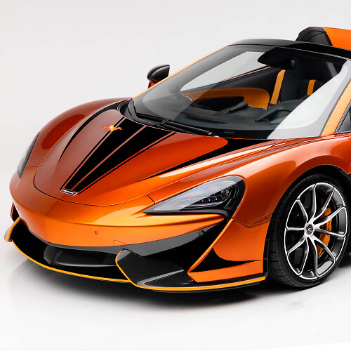 McLaren 570S Motorhaubenstreifen Grafik Vinyl Aufkleber Sticker

