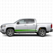 Parallele Kontur Tür- & Schweller-Vinylstreifen für Chevrolet Colorado 2. Generation 2015-2022_6