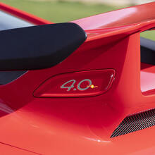 4.0 Heckflügel Einlagen Aufkleber für Porsche 911
 3