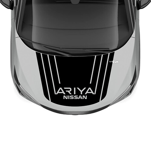 Motorhauben-Renngrafik-Aufkleber für Nissan ARIYA

