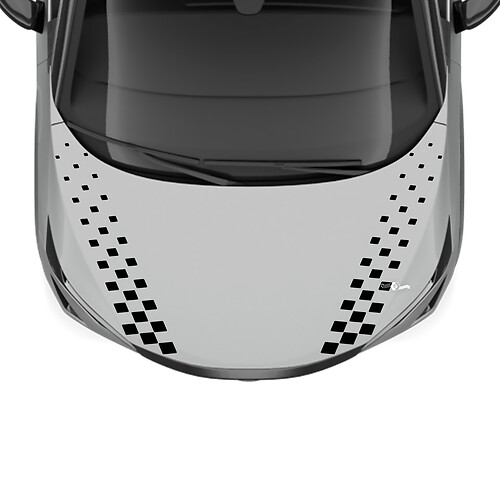 Motorhaube Doppel-Karostreifen Racing Grafik Aufkleber für Nissan ARIYA
