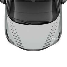 Motorhaube Doppel-Karostreifen Racing Grafik Aufkleber für Nissan ARIYA
 2