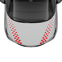 Motorhaube Doppel-Karostreifen Racing Grafik Aufkleber für Nissan ARIYA
 3