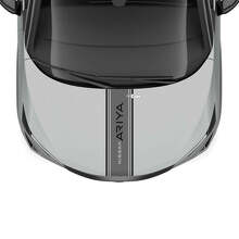 Motorhaube Doppelstreifen-Renngrafik-Aufkleber für Nissan ARIYA
 3