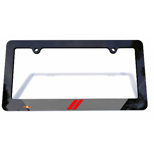 Hash Stripes Fahrzeug-Kennzeichenabdeckungsrahmen Fahrzeugdekoration für Dodge
