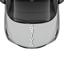Motorhaube mit zweifarbigen Streifen Racing Grafik Aufkleber für Nissan ARIYA
 2