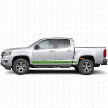 Topografische Band-Tür- und Schweller-Panel Vinyl-Streifen für Chevrolet Colorado 2. Generation 2015-2022_6