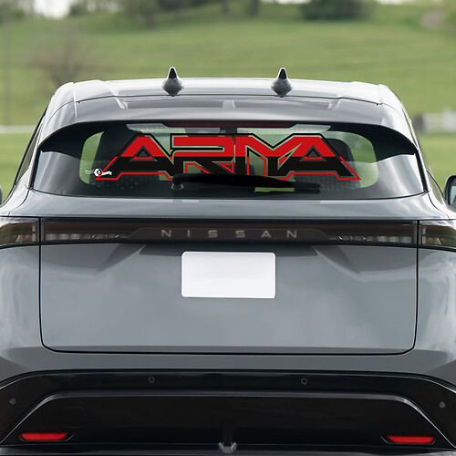 Heckscheiben ARIYA Grafik Aufkleber für Nissan ARIYA
 1