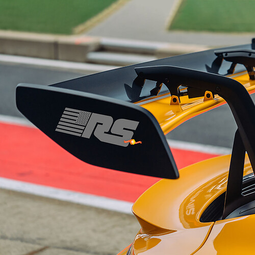 Aufkleber für RS US Spoiler für Porsche GT3
 1