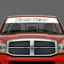 Individuell gestalteter Schriftzug Windschutzscheiben-Banner Vinyl-Aufkleber für Dodge RAM_2