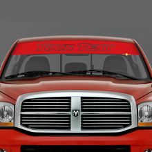 Individuell gestalteter Schriftzug Windschutzscheiben-Banner Vinyl-Aufkleber für Dodge RAM_3