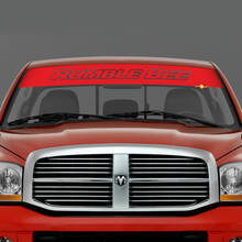 Frontscheibe Rumble Bee Banner Vinyl Aufkleber für Dodge RAM
 3