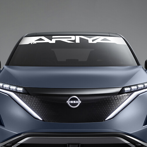 Frontscheibenfenster ARIYA Grafik Aufkleber für Nissan ARIYA

