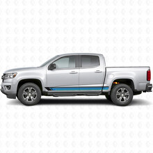 Vintage Band Tür- & Schweller-Vinylstreifen für Chevrolet Colorado 2. Generation 2015-2022_2