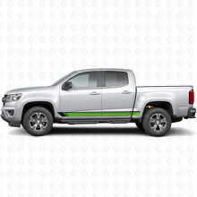 Vintage Band Tür- & Schweller-Vinylstreifen für Chevrolet Colorado 2. Generation 2015-2022_3