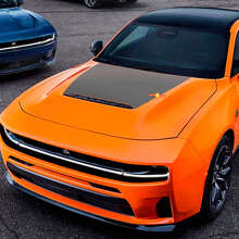 Sixpack Motorhaubenfolierung Vinylaufkleber für Dodge Charger Daytona_2