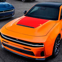 Sechser-Pack Motorhaubenverkleidung Vinylaufkleber Grafik für Dodge Charger Daytona
 3