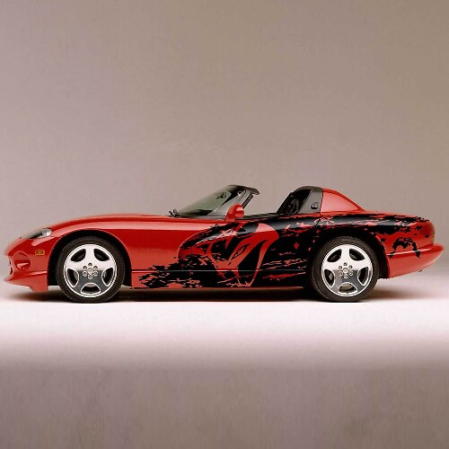 Splash Viper Style Seitenstreifen Vinyl-Aufkleber-Set für Dodge Viper