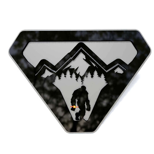 Mountain Sasquatch Bigfoot 3D Kotflügel Abzeichen Emblem