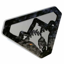 Mountain Sasquatch Bigfoot 3D Kotflügel Abzeichen Emblem_2