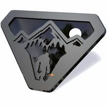 Berge Sasquatch Bigfoot Yeti Kotflügelabzeichen Heckklappenemblem 3D-Abzeichen
 6