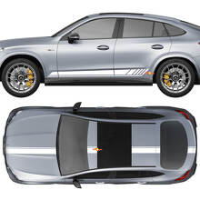 Racing-Stripes-Komplettset Vinyl-Aufkleber für Mercedes-Benz GLC-Klasse 2018-2023_2
