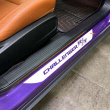Beschriftungs-Vinyl-Türschwellen-Streifenaufkleber für Dodge Challenger_2
